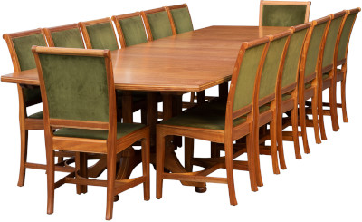 african mahogany dining table